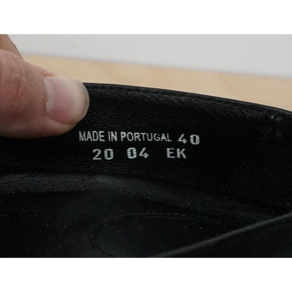 DANSKO Black Leather Slip On Clogs Heels Shoes Size 40 US 9.5 10 - Picture 9 of 9